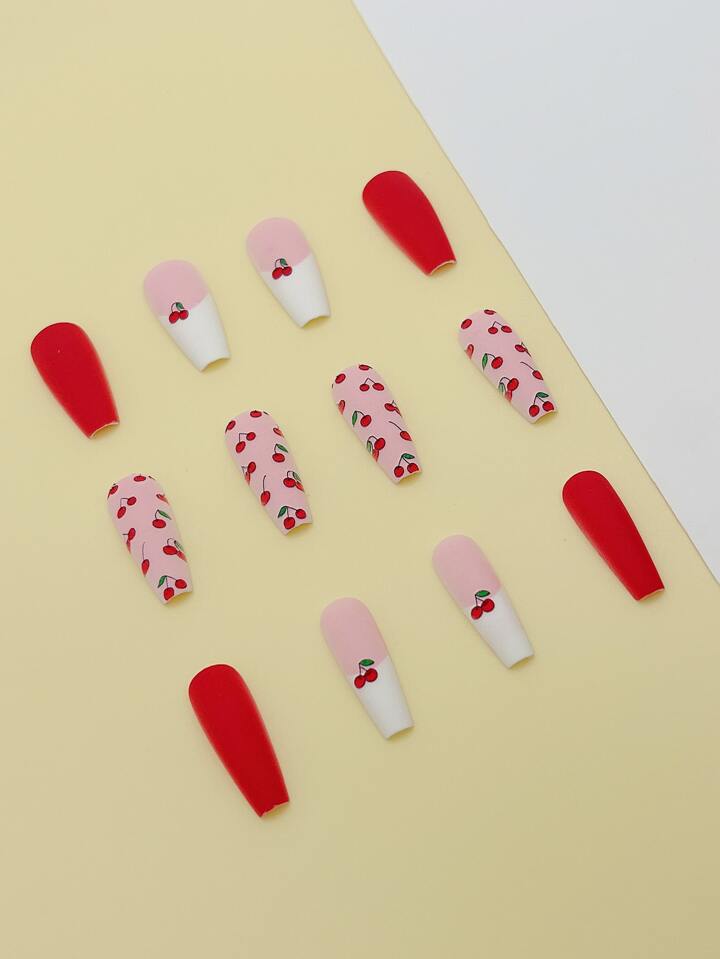Imported Printed Pattern Funky Korean Nails – Long-Lasting, Salon-Style Glam at Home - Fairyfixofficial