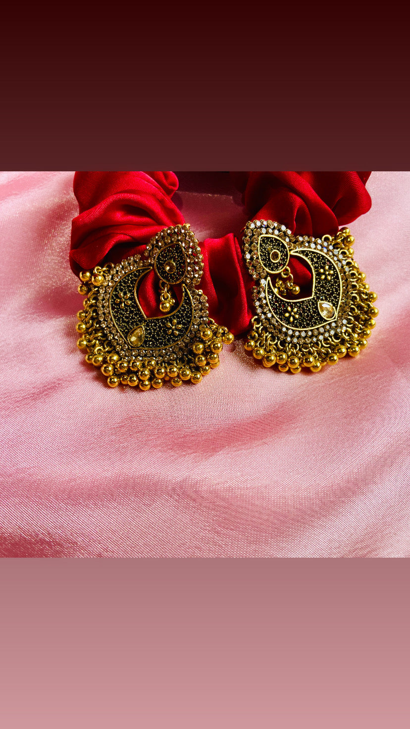 Antique Desi Jhumka| Trendy Timeless Statement - Fairyfixofficial