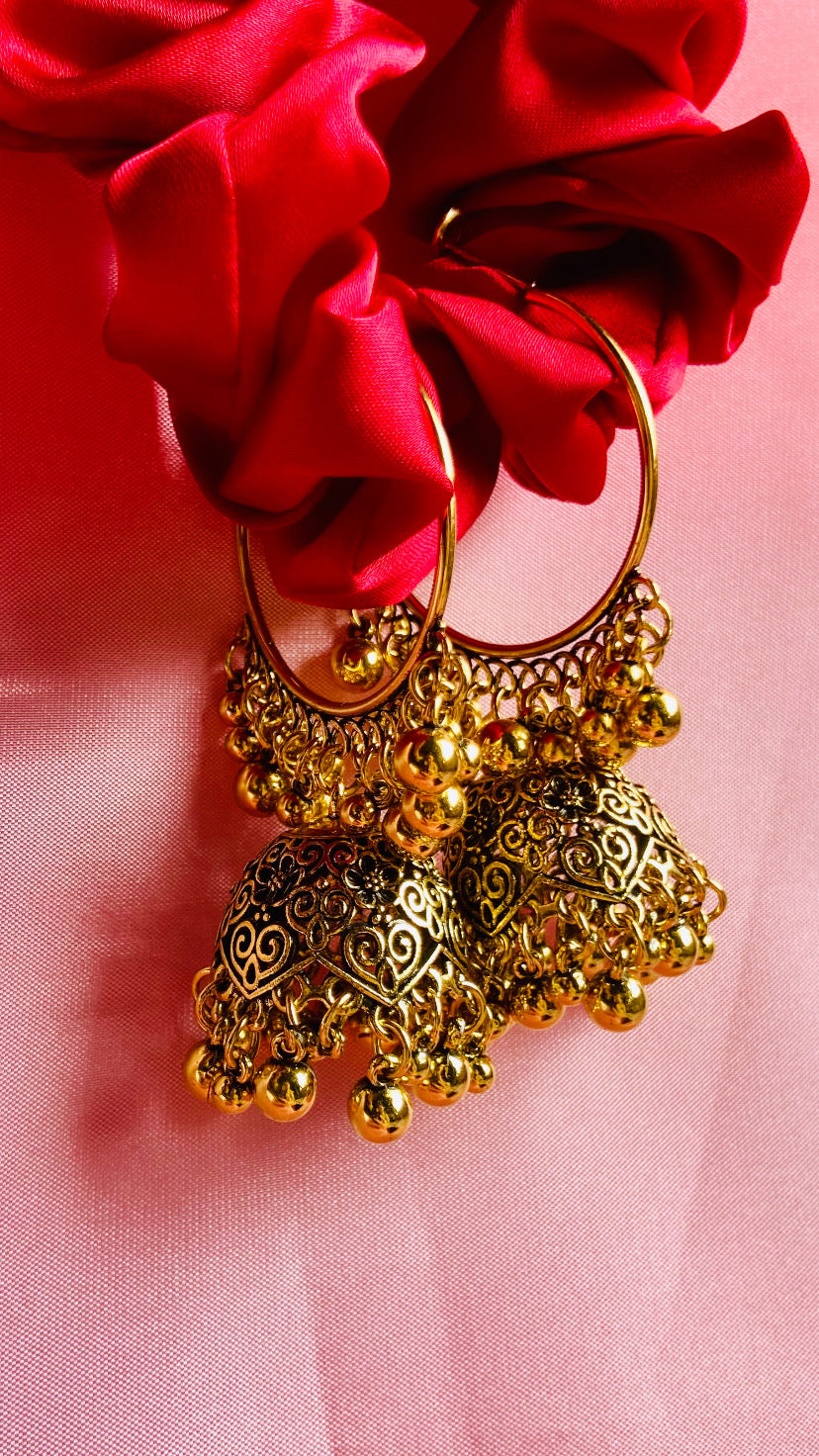 Antique Chand Baliya| Trendy Timeless Statement - Fairyfixofficial