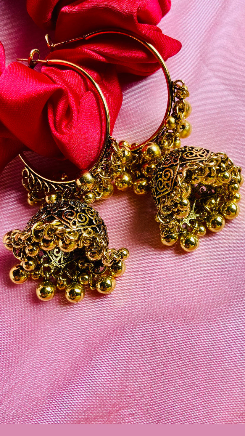 Antique Chand Baliya| Trendy Timeless Statement - Fairyfixofficial