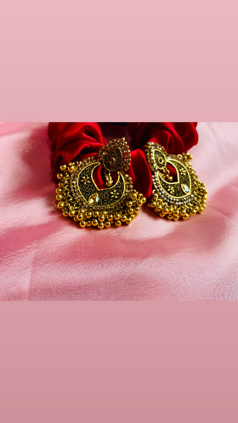 Antique Desi Jhumka| Trendy Timeless Statement - Fairyfixofficial