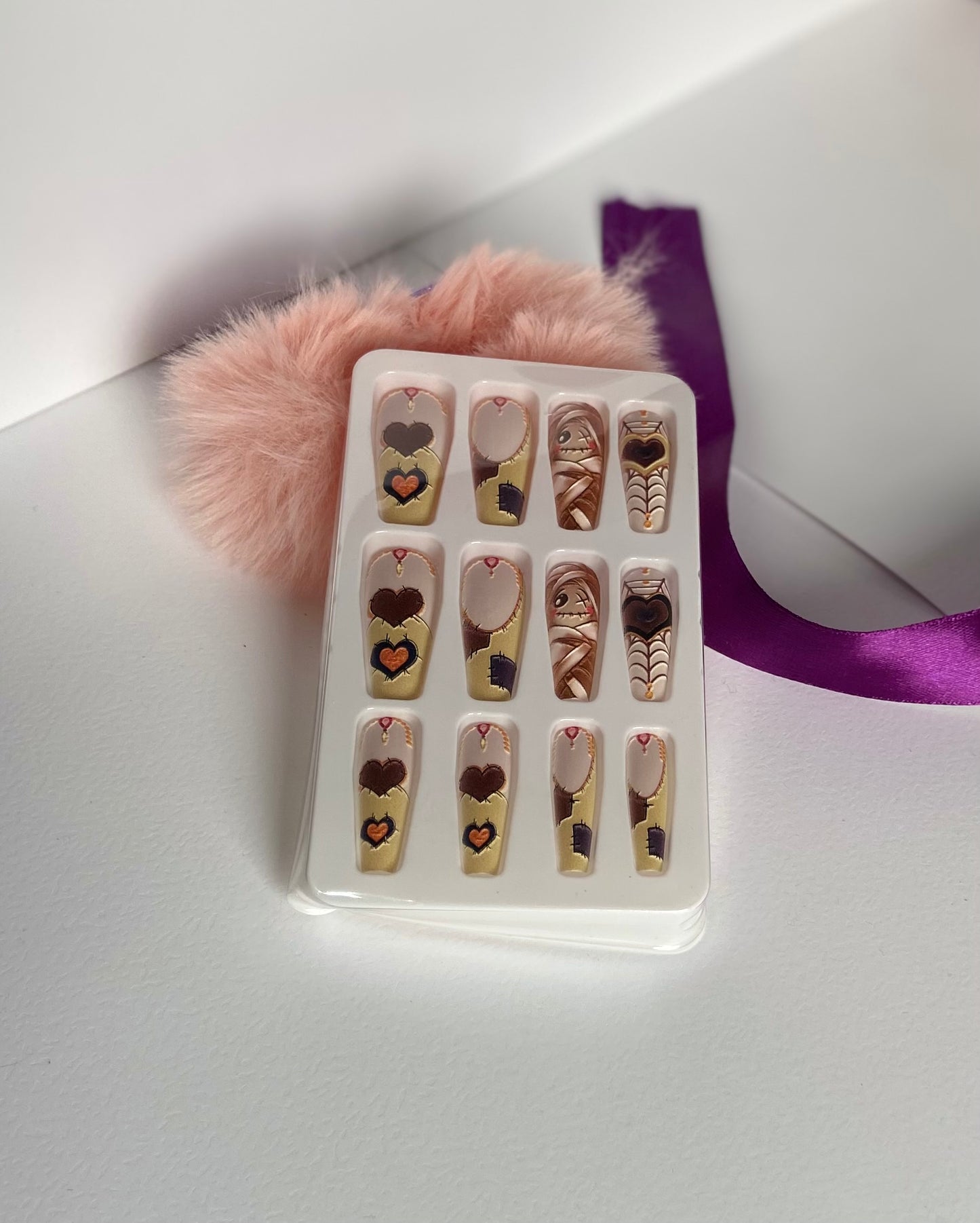 Imported Printed Pattern Funky Korean Nails – Long-Lasting, Salon-Style Glam at Home - Fairyfixofficial
