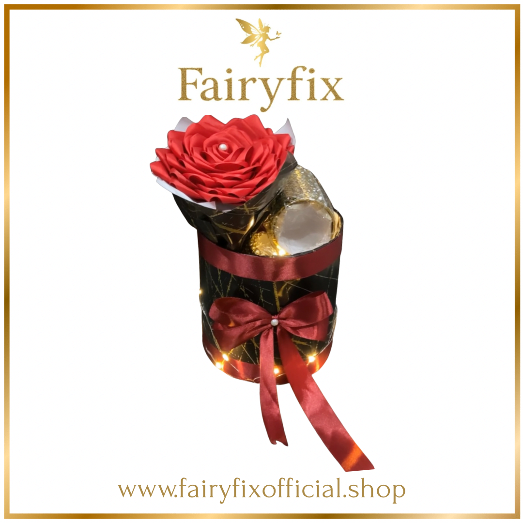 Jewellery Gift Hamper with Silk Rose