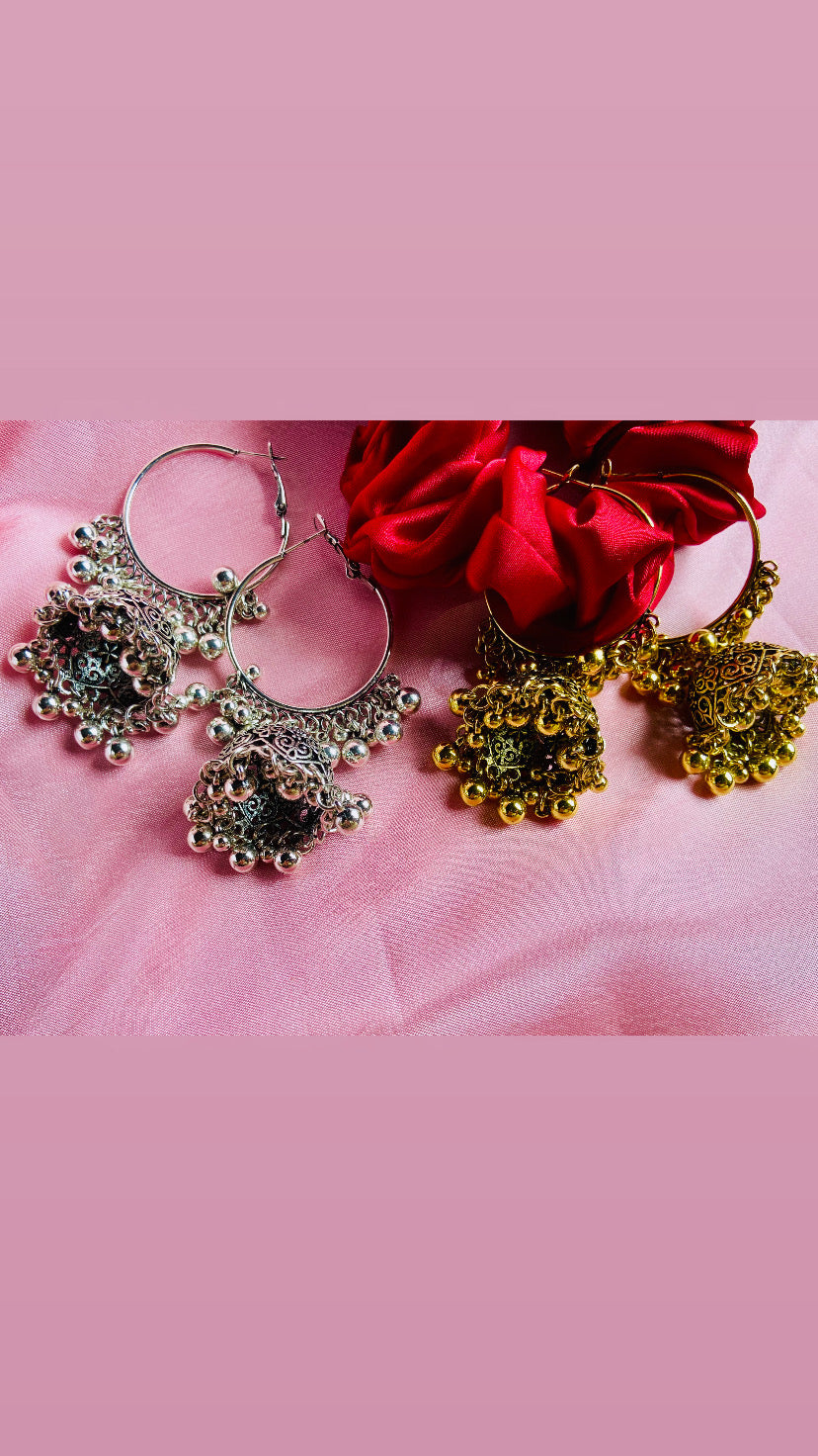 Antique Chand Baliya| Trendy Timeless Statement - Fairyfixofficial