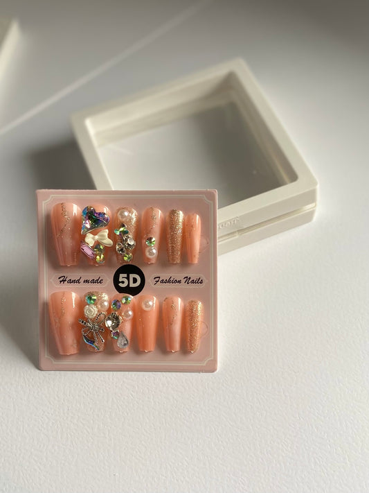 Premium 5D Acrylic Nails – Long-Lasting, Salon-Style Glam at Home - Fairyfixofficial