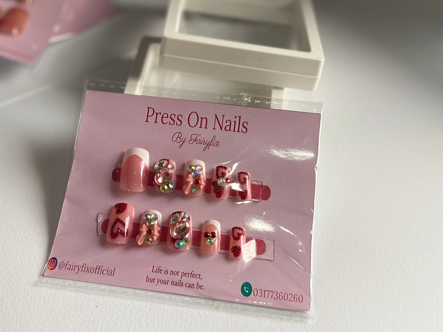 Imported Luxury Acrylic Nails – Long-Lasting, Salon-Style Glam at Home - Fairyfixofficial
