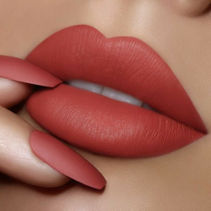 Matte Lip Gloss – A+ Premium Huda Beauty-Inspired Formula | Non-Sticky & Long-Lasting - Fairyfixofficial