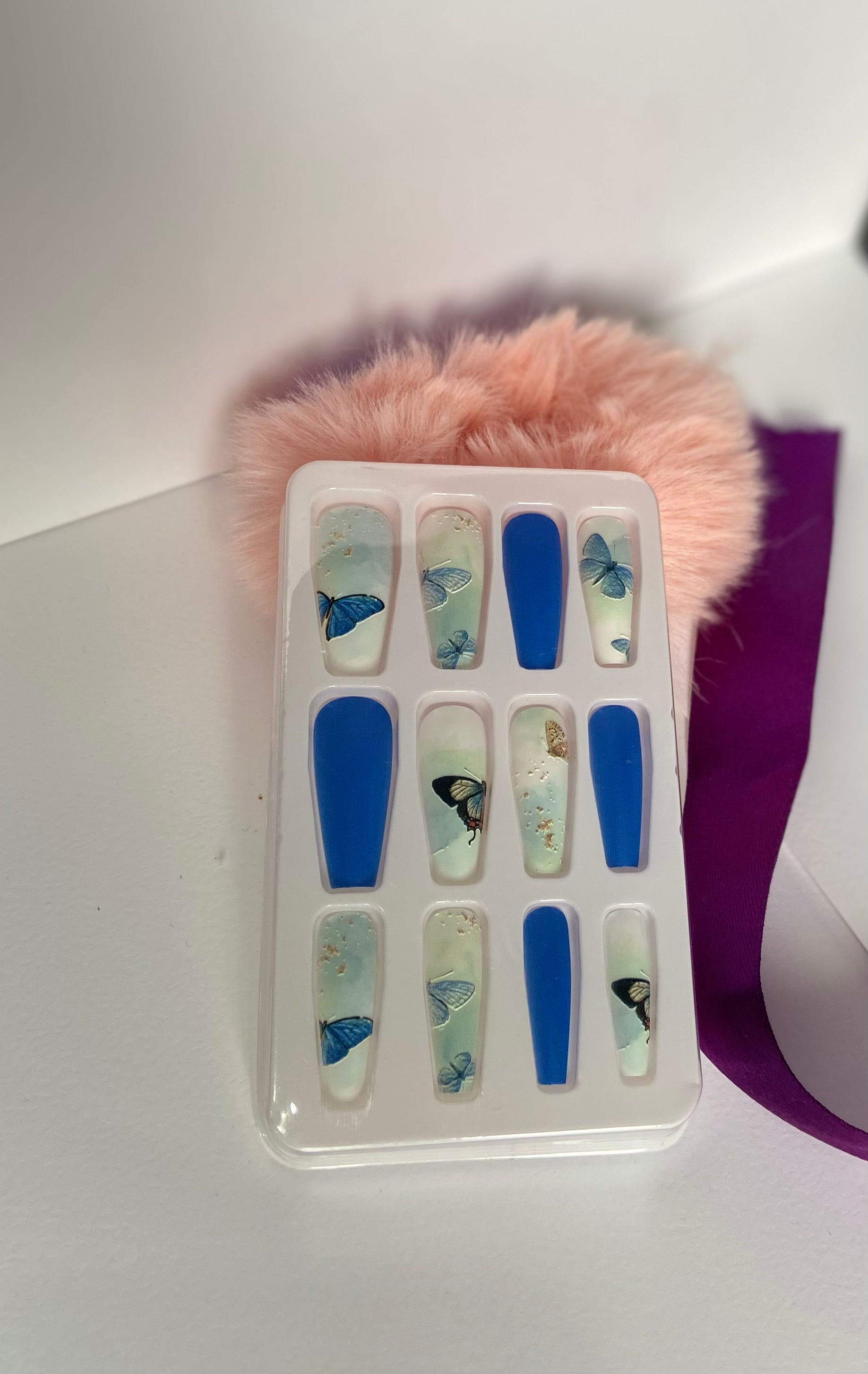 Imported Printed Pattern Funky Korean Nails – Long-Lasting, Salon-Style Glam at Home - Fairyfixofficial