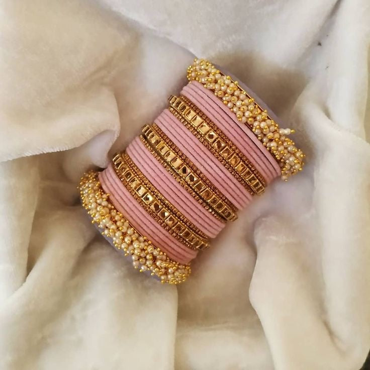 Fancy Bangles choorian ✨|Gajra Kara Set - Fairyfixofficial