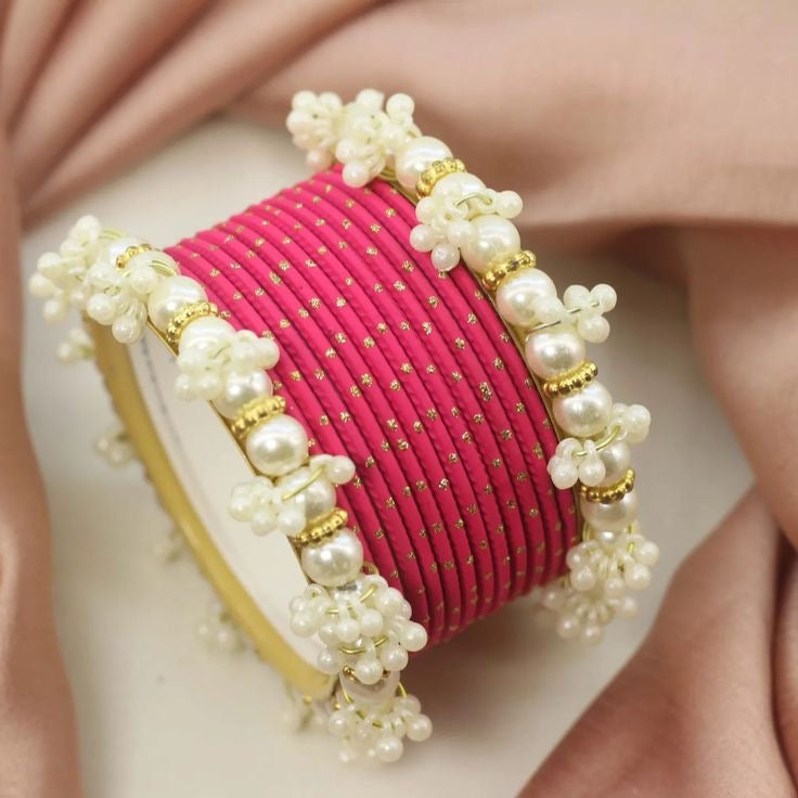 Fancy Zari Bangles choorian ✨|Gajra Kara Set - Fairyfixofficial