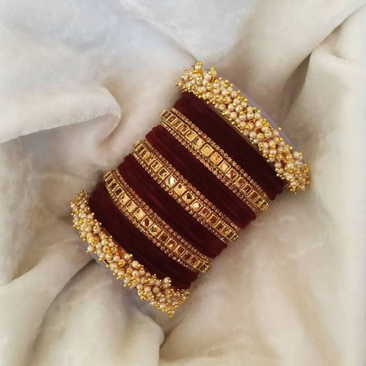 Fancy Bangles choorian ✨|Gajra Kara Set - Fairyfixofficial