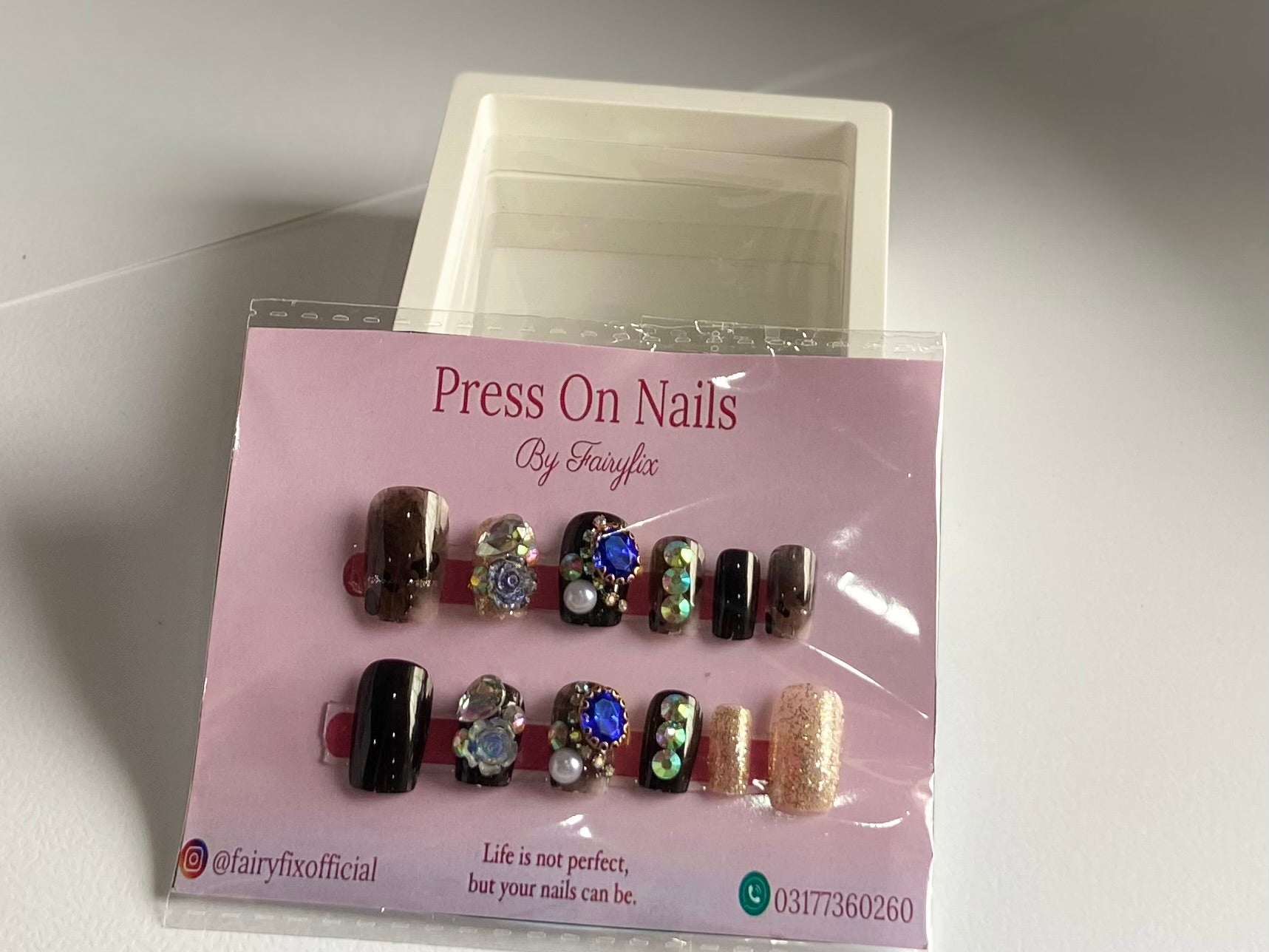 Imported Luxury Acrylic Nails – Long-Lasting, Salon-Style Glam at Home - Fairyfixofficial