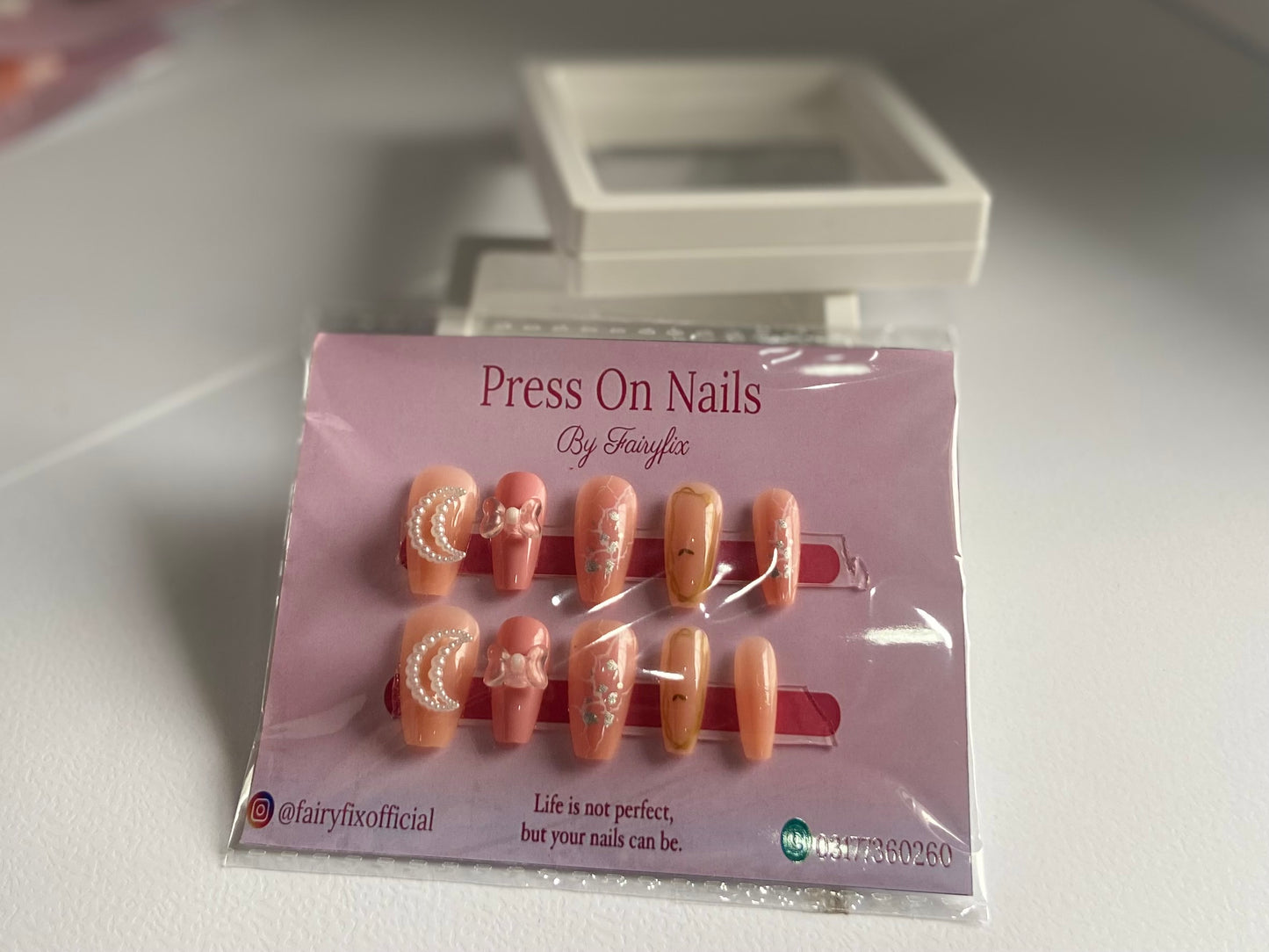 Imported Luxury Acrylic Nails – Long-Lasting, Salon-Style Glam at Home - Fairyfixofficial