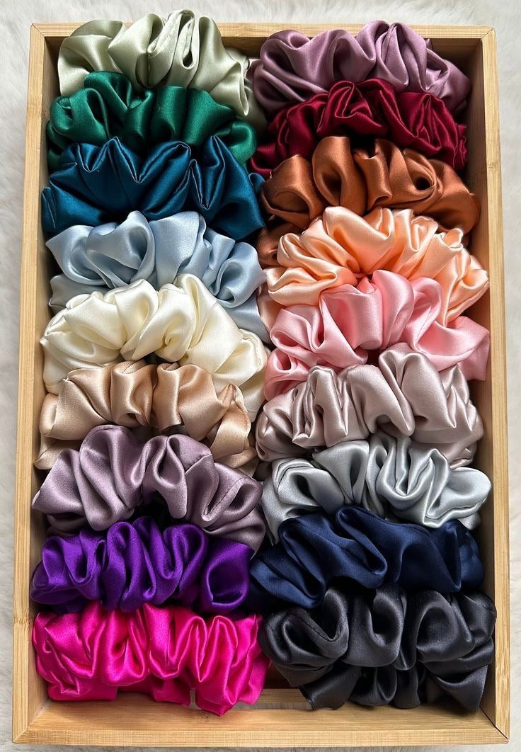 Cute & Stylish Silk Scrunchie – Soft, Gentle & Elegant Hair Essential - Fairyfixofficial