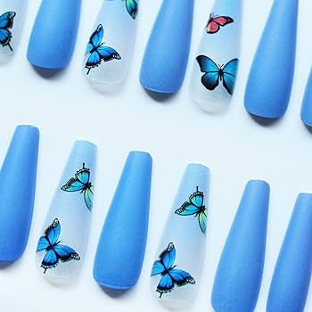 Imported Printed Pattern Funky Korean Nails – Long-Lasting, Salon-Style Glam at Home - Fairyfixofficial