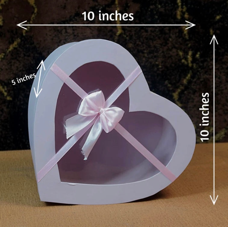 Heart Transparent Cap Gift Boxes | Customise option is available - Fairyfixofficial