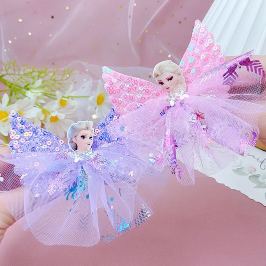 Beautiful Butterfly 🦋 Hair Clips, Basics Style, Polyester, Non-textile Materials, for Teen, All-season (2 piece) - Fairyfixofficial