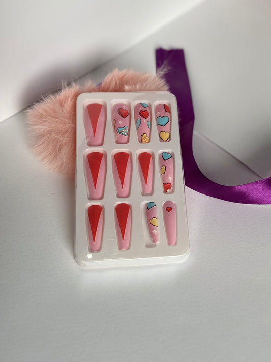 Imported Printed Pattern Funky Korean Nails – Long-Lasting, Salon-Style Glam at Home - Fairyfixofficial