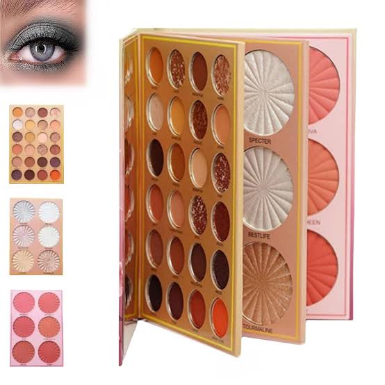 All-in-One Makeup Book Kit – Viral Beauty Essential | Full Glam on Every Page - Fairyfixofficial