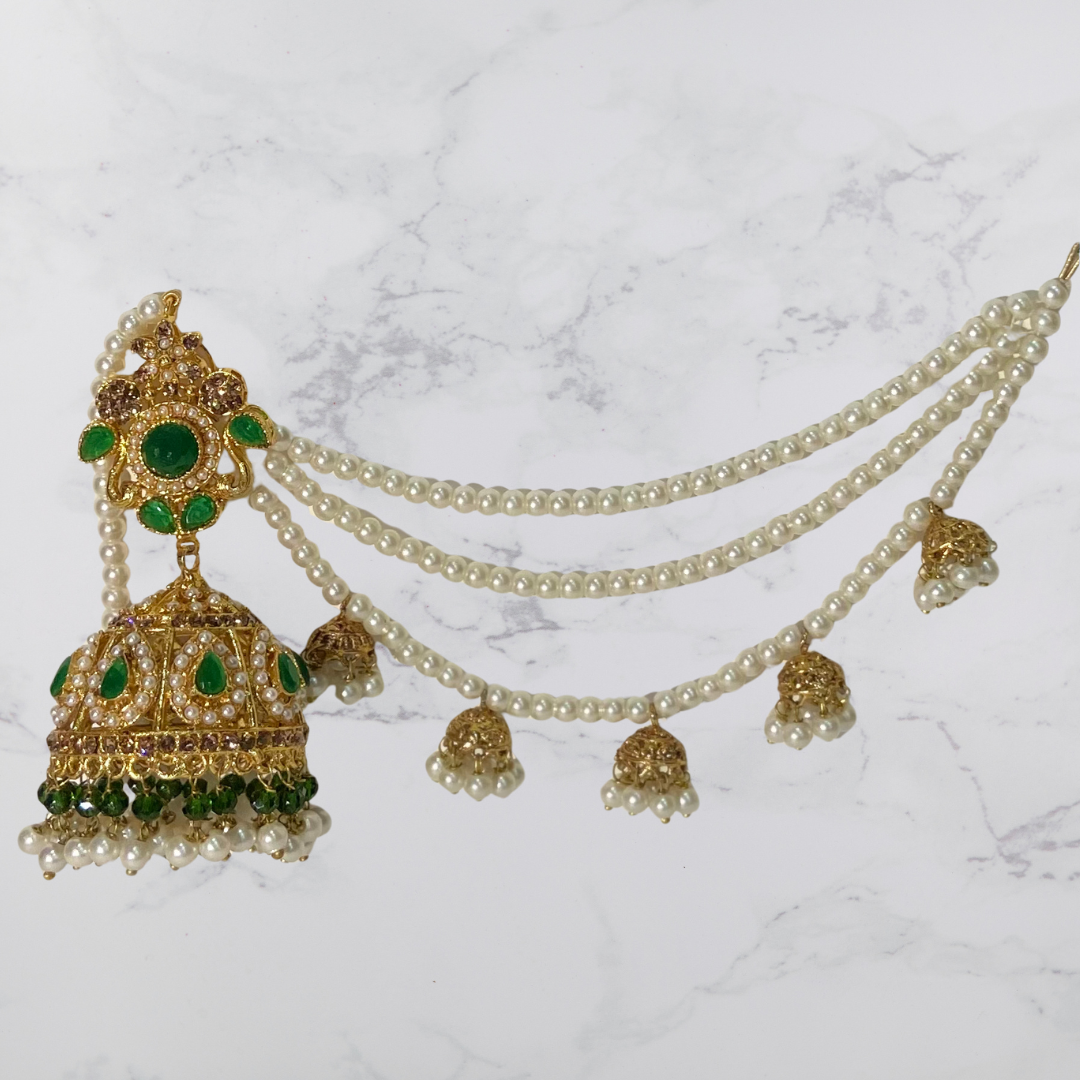 Premium Desi Jhumka with beautiful Saharay | Trendy Timeless Statement - Fairyfixofficial