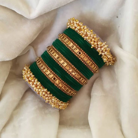 Fancy Bangles choorian ✨|Gajra Kara Set - Fairyfixofficial
