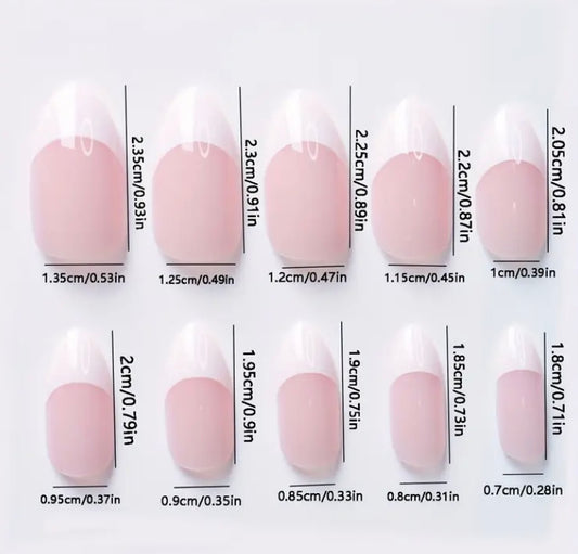 Premium Imported French Tips Nails – Long-Lasting, Salon-Style Glam at Home - Fairyfixofficial
