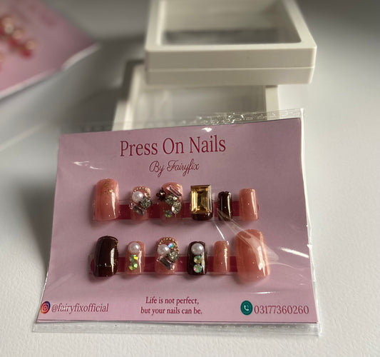 Imported Luxury Acrylic Nails – Long-Lasting, Salon-Style Glam at Home - Fairyfixofficial