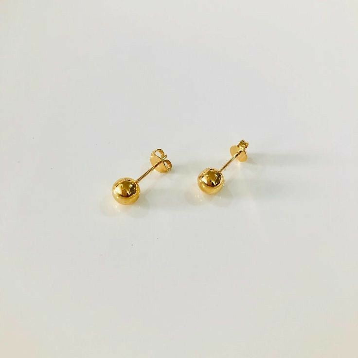 Simple Round Ball Earings – Elegant, Lightweight & Timeless for Girls - Fairyfixofficial