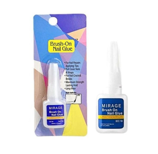 8g Super Strong Gel Nail Glue - Clear, Waterproof, Formaldehyde-Free Adhesive for Press-Ons & Acrylic Nails, Easy Application - Fairyfixofficial