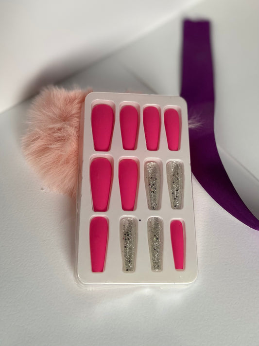 Imported Matte with Shinning Nails Combo – Long-Lasting, Salon-Style Glam at Home - Fairyfixofficial