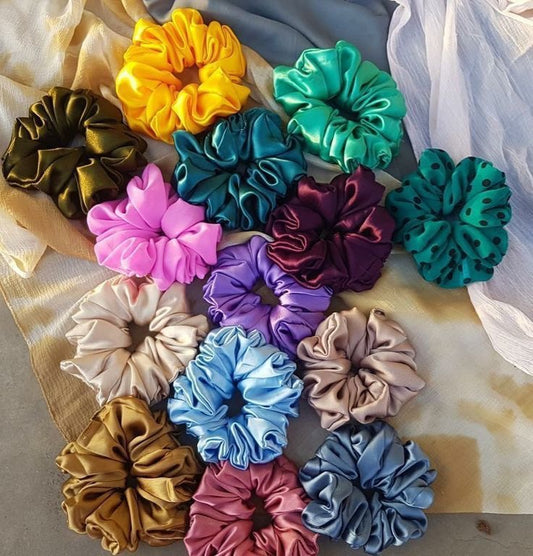 Cute & Stylish Silk Scrunchie – Soft, Gentle & Elegant Hair Essential - Fairyfixofficial