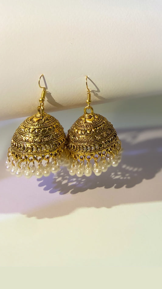 Golden Jhumki| Trendy & Timeless - Fairyfixofficial