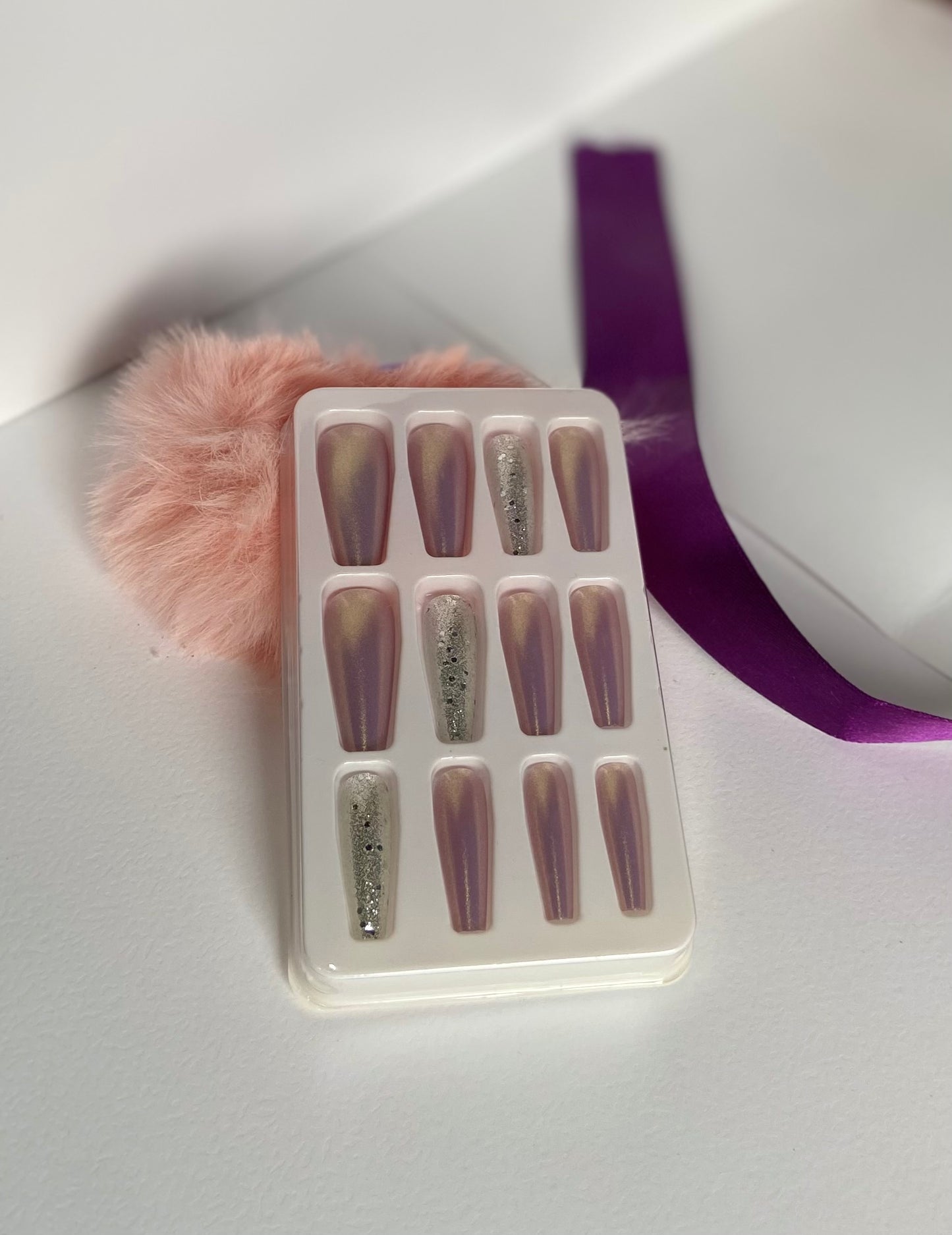 Imported Matte with Shinning Nails Combo – Long-Lasting, Salon-Style Glam at Home - Fairyfixofficial