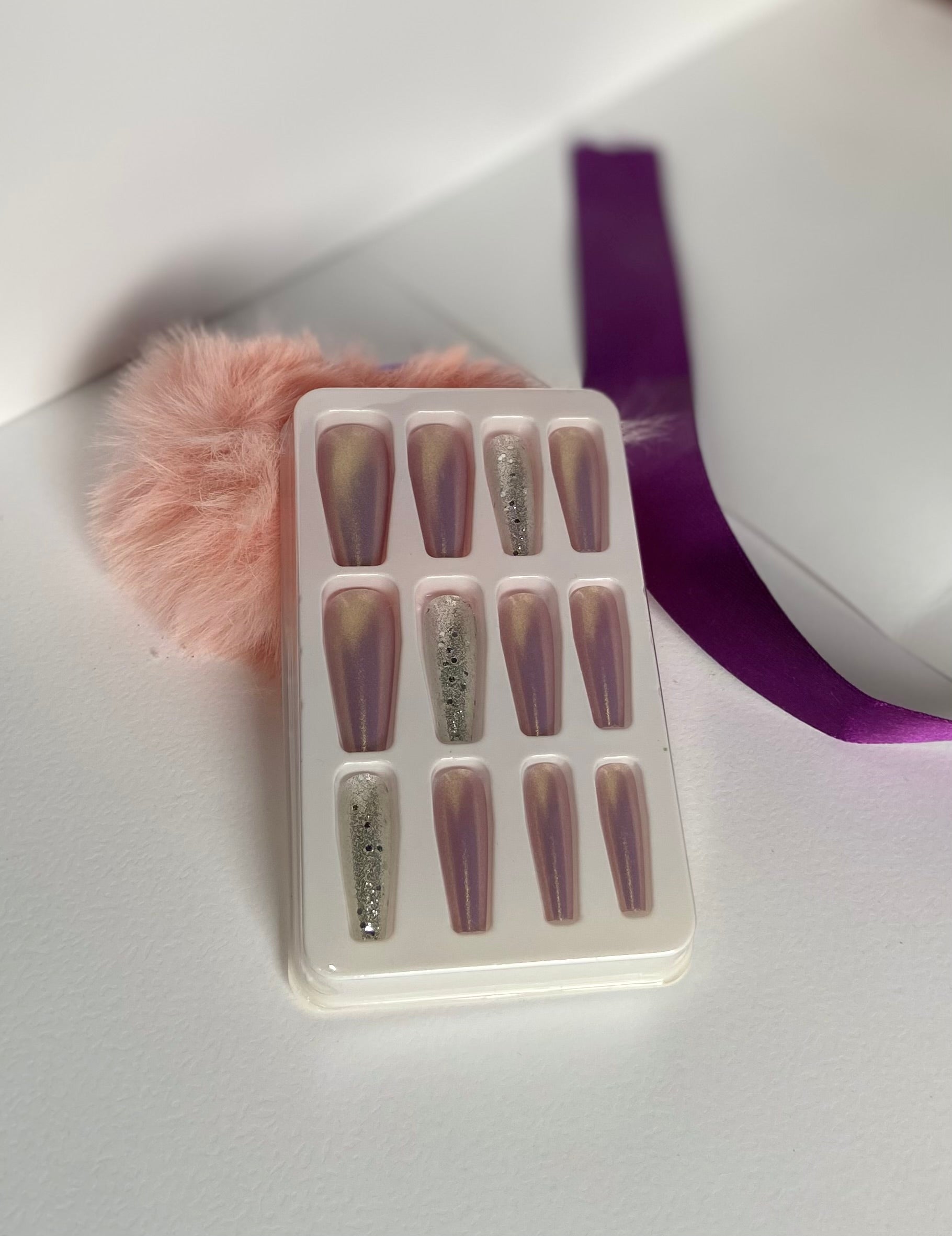 Imported Matte with Shinning Nails Combo – Long-Lasting, Salon-Style Glam at Home - Fairyfixofficial