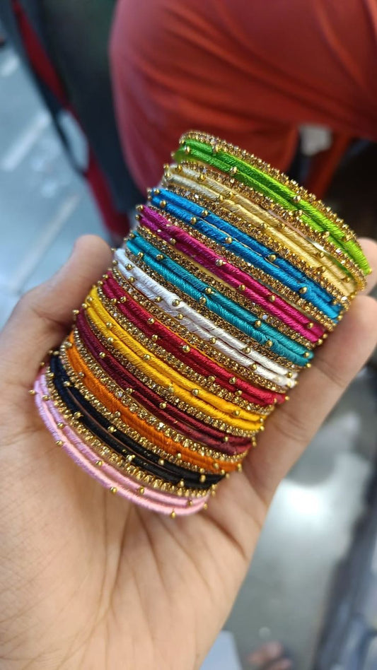 Fancy Bangles choorian ✨| Multicoloured 1 Dozen - Fairyfixofficial