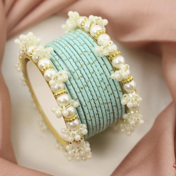 Fancy Zari Bangles choorian ✨|Gajra Kara Set - Fairyfixofficial