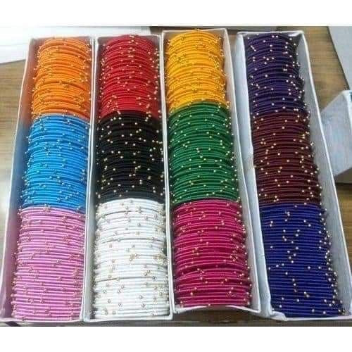 Trending Golden Stone Bangles l 2 Dozen choorian set - Fairyfixofficial