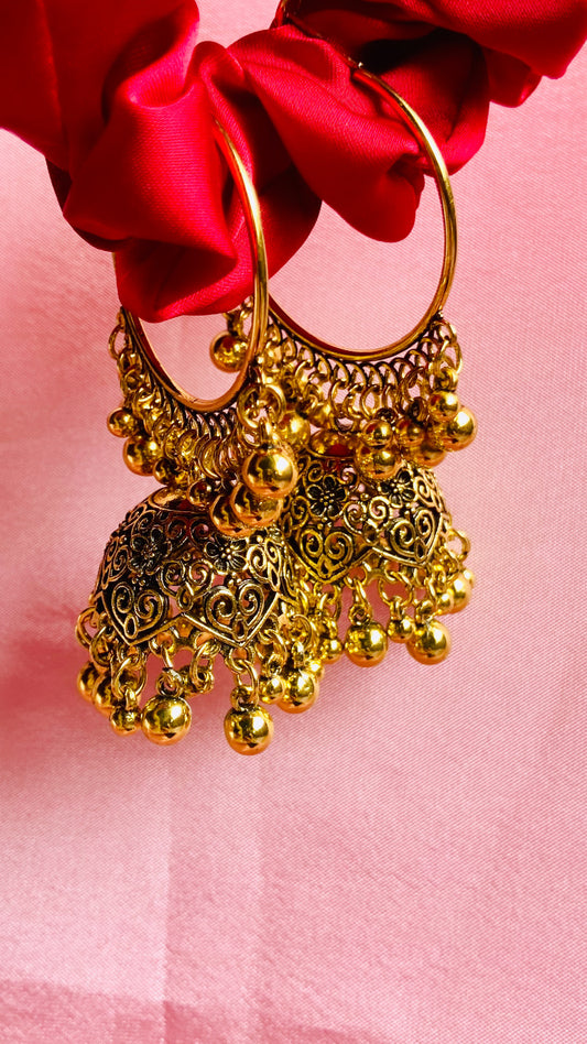 Antique Chand Baliya| Trendy Timeless Statement - Fairyfixofficial