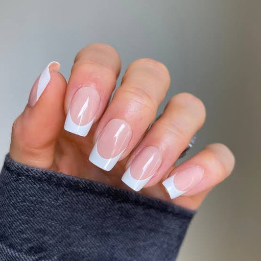 Premium French Tips Nails – Long-Lasting, Press On Salon-Style Glam at Home - Fairyfixofficial