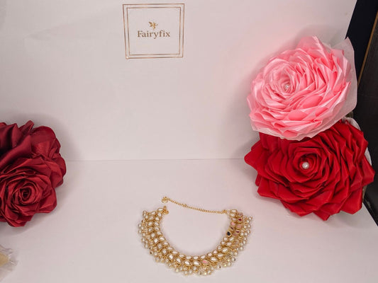 Premium Elegant Kundan Payal – Classic Beauty, Timeless Vibe - Fairyfixofficial