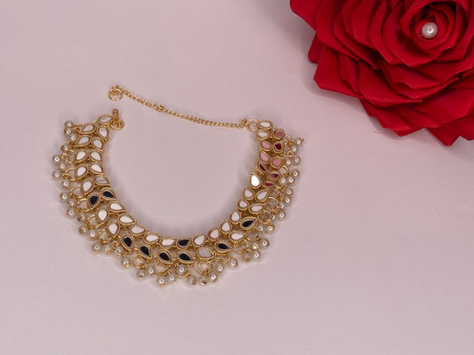Premium Elegant Kundan Payal – Classic Beauty, Timeless Vibe - Fairyfixofficial