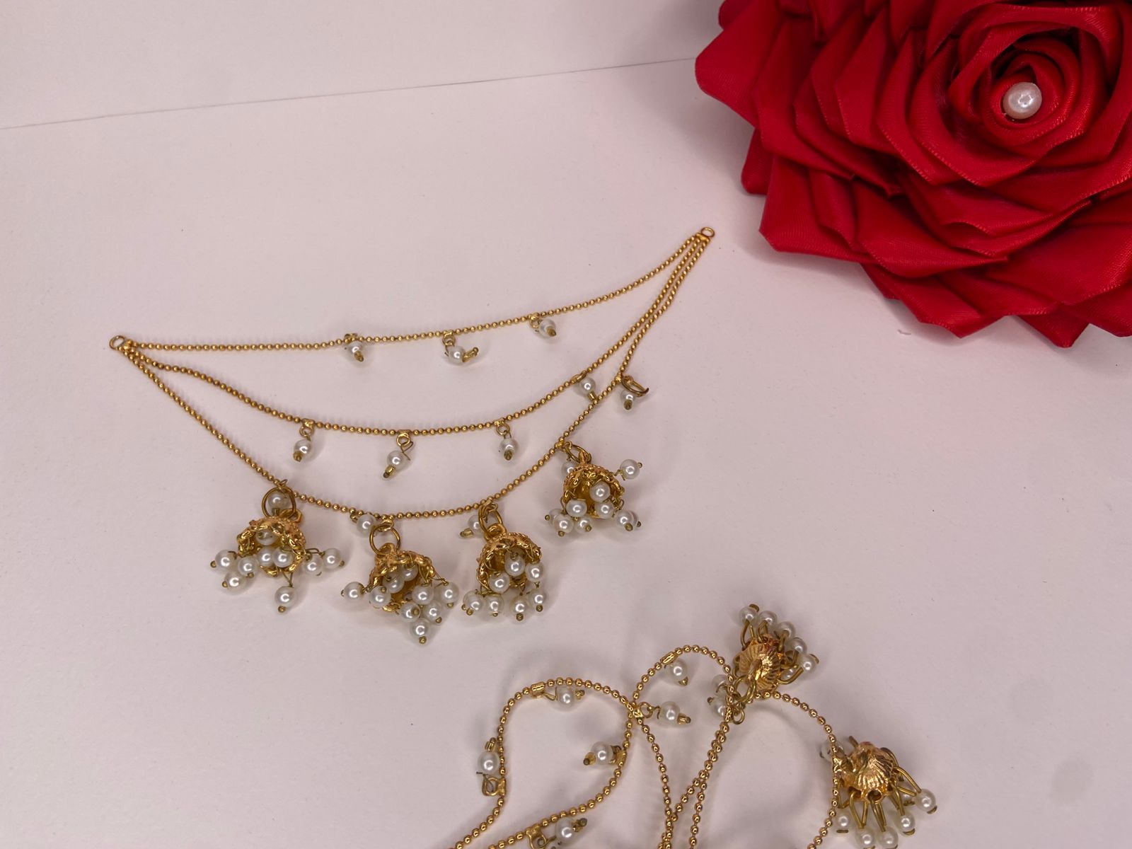 Elegant Saharay For Jhumka’s— Traditional Elegance with a Modern Twist - Fairyfixofficial